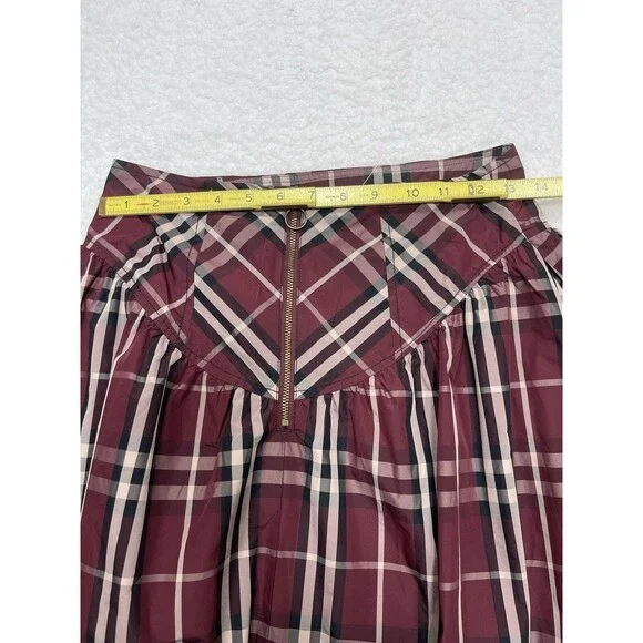 Anthropologie Maeve Maxi Skirt Women Drop Waist Taffeta Preppy Boho Size 2 New Maxi